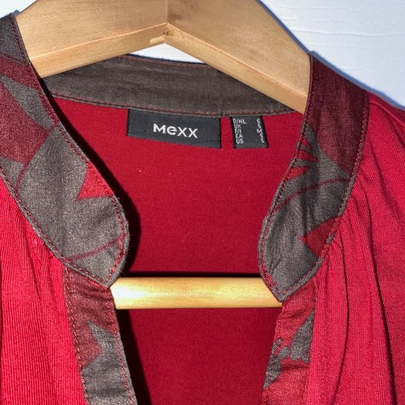 Mexx Summer Top Red and Kaki Small - Picture 2 of 4